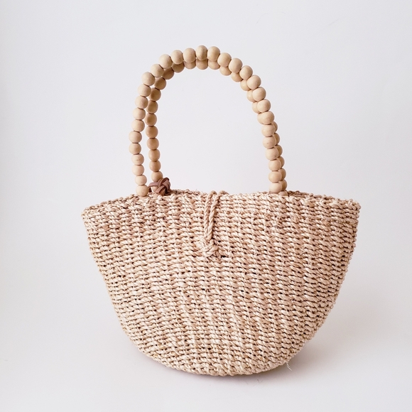 Vintage Nine West Mini Straw Bag - Picture 6 of 9